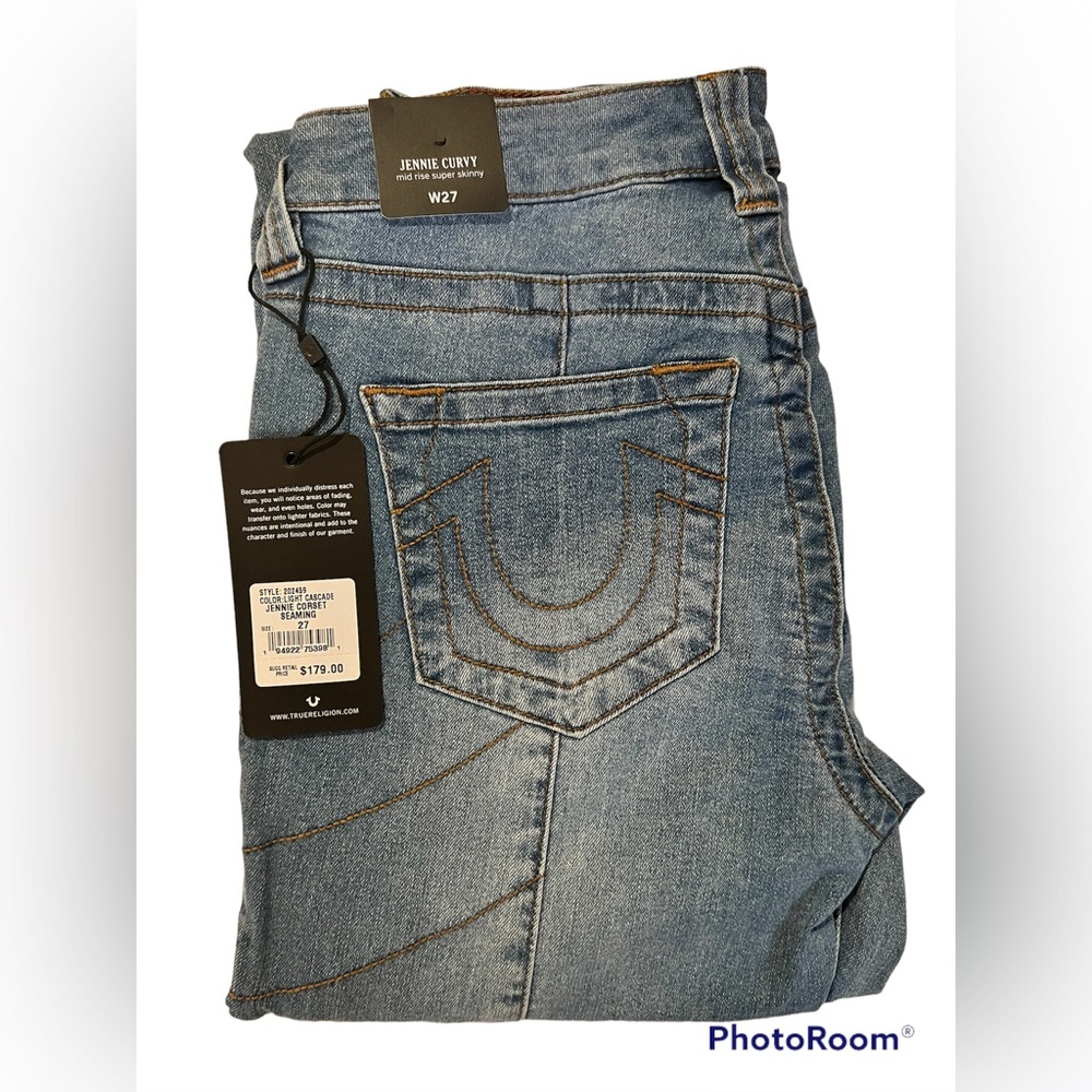 True Religion - JENNIE MID RISE CURVY SKINNY JEAN